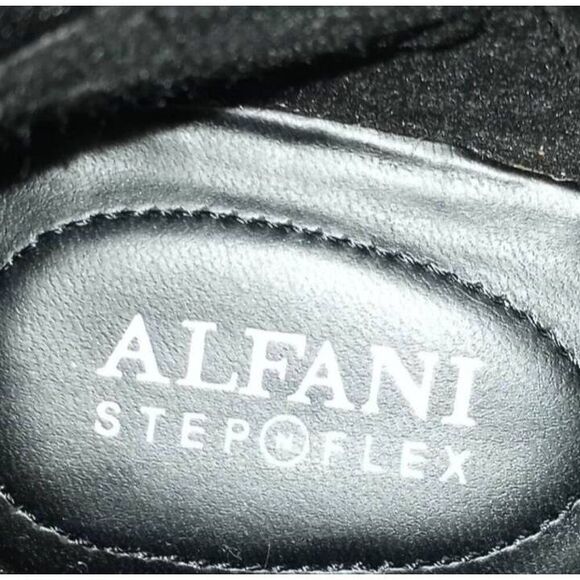 ALFANI STEP 'N FLEX KALLUMM BLACK EXTENDED CALF BOOTS SZ.7 GUC. - Picture 9 of 10